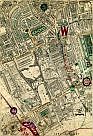 Notting Dale, Kensington Park, Bayswater, Notting Hill, Metropolitan Railway Inner Circle, Kensington Gardens, Holland Park, Kensington, West London Junction Railway, & Earls Court; & References No 14, 46, 84, 160, & 201