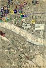 Goodman's Fields, Metropolitan Railway Inner Circle, Blackwall Railway, The Tower, St Katharine Docks, London Docks, Wapping, The Thames, Upper Pool, Horsley Down, South Eastern Railway, Brighton & South Coast Railway, Southwark, & Bermondsey; & References No 2, No 3, No 3, No 3, No 3, No 5, No 5, 43, 54, 60, 61, 66, 93, 94, 114, 144, 145, 149, 161, 163, 163, 169, 170, 175, 199, 202, 229, 233, 243, 245, 249,  257, 