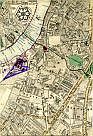 Westminster, Millbank Penitentiary, River Thames, Vauxhall Bridge, Lambeth, London & South Western Railway, Kennington, Surrey Cricket Ground, South Lambeth, & North Brixton; & References No 1, & 102